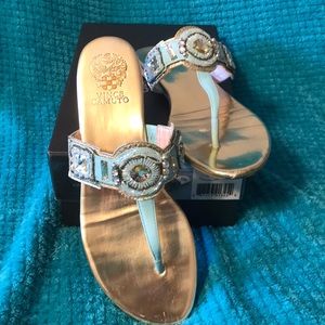 Gorgeous jeweled sandals!